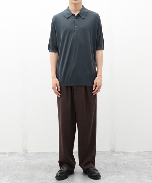 【ジョンスメドレー】 LECHOPPE別注 ポロシャツ ISIS JOHN SMEDLEY EX ISIS - LECHOPPE