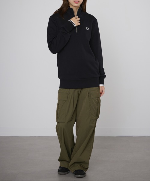FRED PERRY スウェット L FRED PERRY トレーナー スウェット 「FRED PERRY」Half Zip