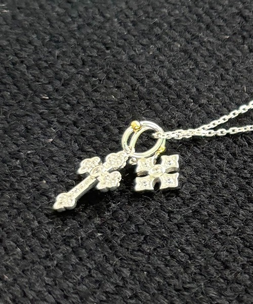 amp japan（アンプジャパン） ネックレス Deux Croix Etincelantes NC