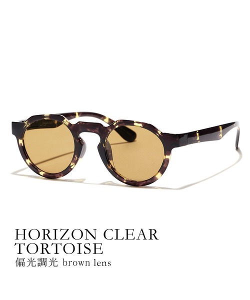 Jugaad14 サングラス 「Jugaad14」HORIZON CLEAR tortoise レディース