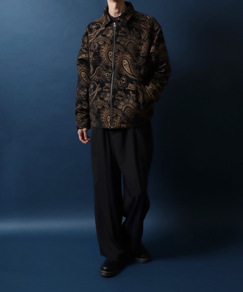 JOURNAL STANDARD ゴブランペーズリーノーカラーブルゾン ANPAS ブルゾン アウター 2025AW新色追加 Gobelin Weaving