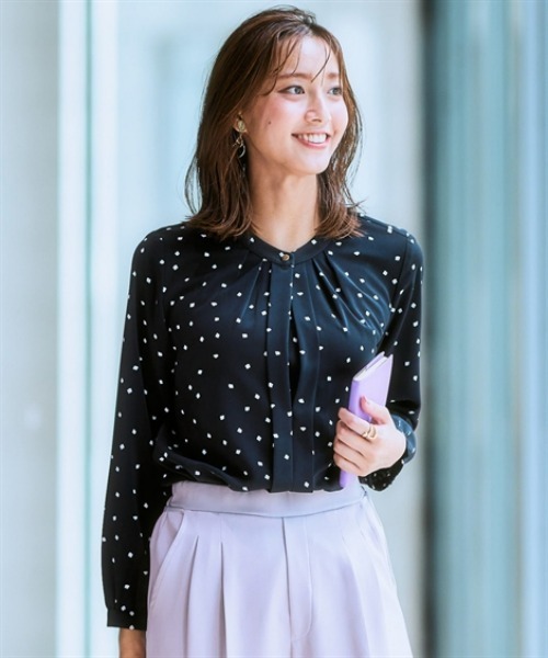7days Life Styling ブラウス シャツ 「UVカット／速乾」ストレッチ