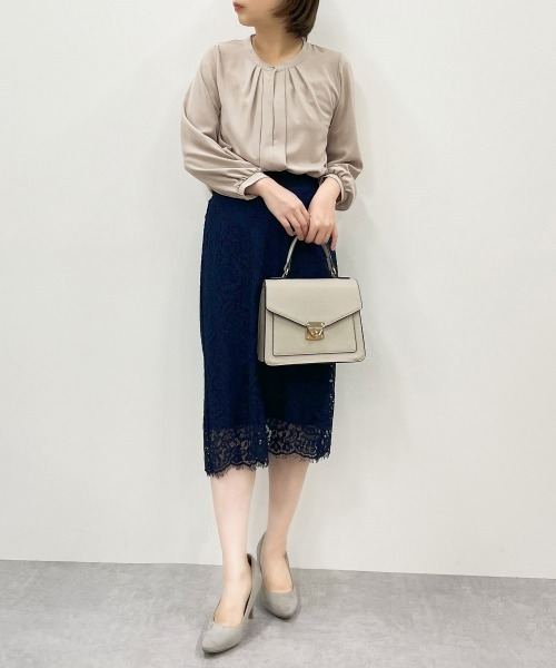 2WAY切替ロングブラウス 無地袖2WAYシャツ｜KarLParkLane Style ONLINE SHOP