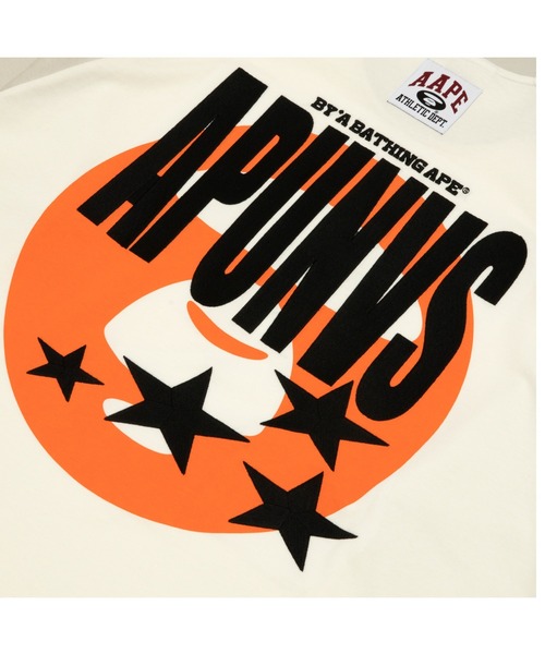 AAPE BY A BATHING APE tシャツ MAIN RAGLAN LONG SLEEVE TEE