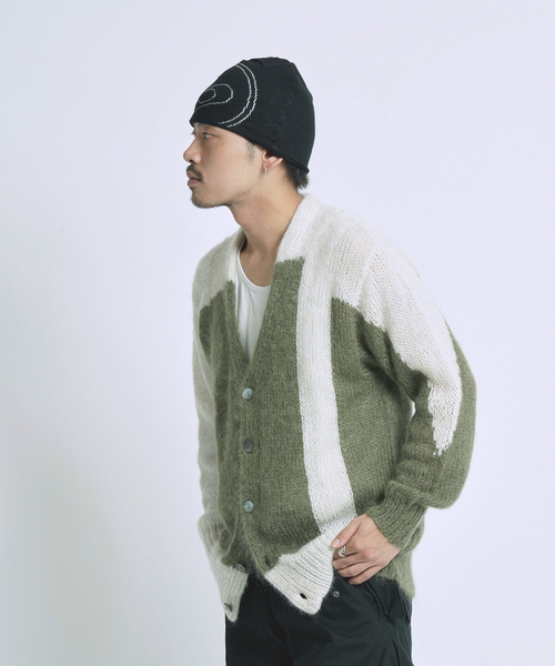 カーディガン 「NOMA T.D. / ノ−マ・ティー・ディー」Hand Knitted 