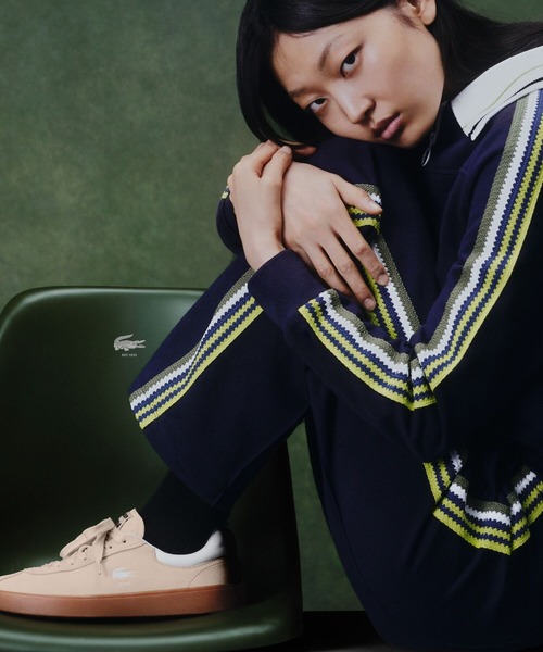 LACOSTE レディーススニーカー（シューズ素材：スエード