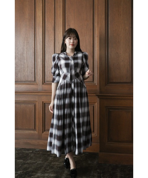 Her lip to ワンピース Chelsea Checked Tie Dress : ZOZOTOWN Yahoo