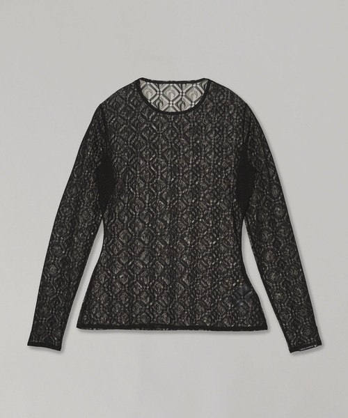 トップス Marine Serre MOON DIAMANT MESH JACQUARD SECOND SKIN 