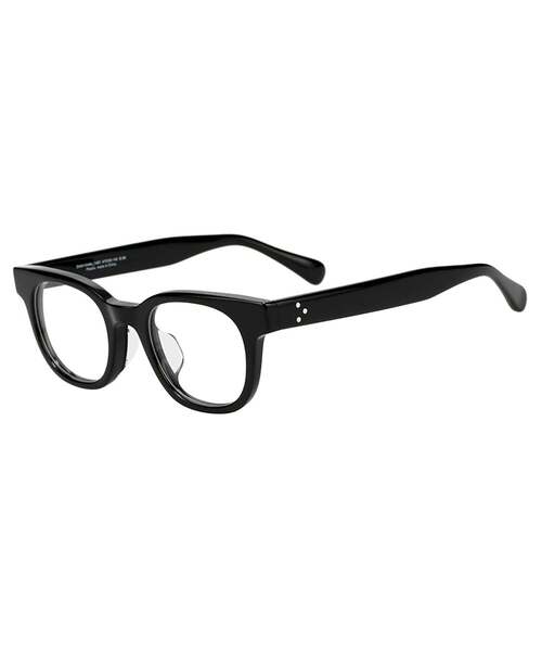 伊達メガネ 、黒×白、ファッション眼鏡、古着 Zoff（ゾフ） 伊達メガネ メガネ 眼鏡 ウェリントン型 メガネ｜伊達