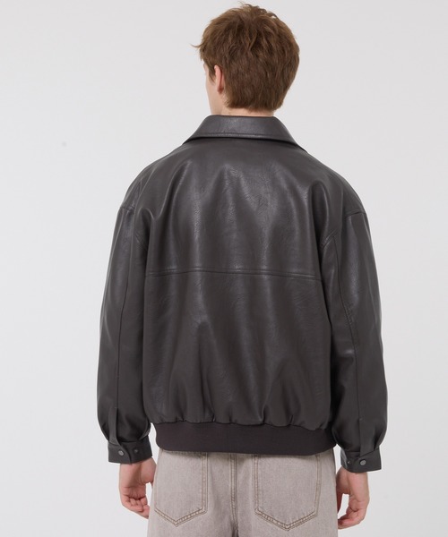 coca（コカ） ブルゾン アウター フェイクレザー A-2フライト