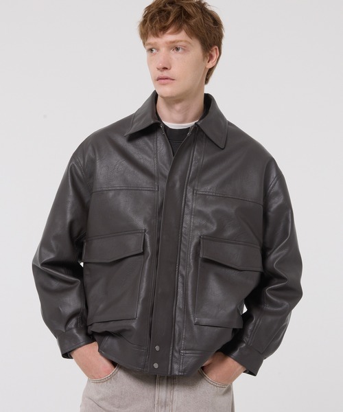 リーバイス レザージャケット A-2 フライトジャケット フェイクレザー 黒 S 新品 リーバイス フェイクレザージャケット A-2 フライトジャケット L