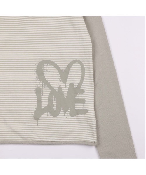 FANCY CLUB パーカー 「FANCY CLUB」LOVE STRIPE HOODIE