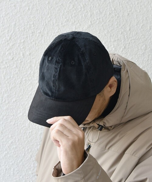 SHIPS any キャップ 帽子 any: コーデュロイ コンビネーション 6パネル