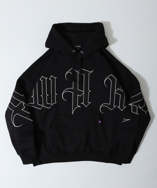 【極美品✨】ブリーフィング ニットパーカー　ダブルジップ　フード　ロゴ刺繍　M 極美品✨】ブリーフィング ニットパーカー ダブルジップ フード ロゴ刺繍 M