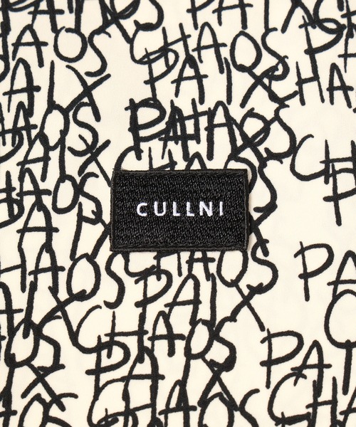 CULLNI × SHAREEF ロゴ刺繍Tシャツ 黒 サイズ2 CULLNI & SHAREEF Logo Embroidery TEE
