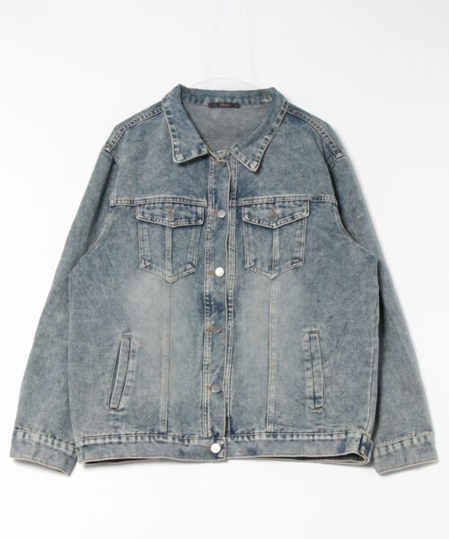 デニムジャケット gジャン オーバーサイズ Gジャン レディース