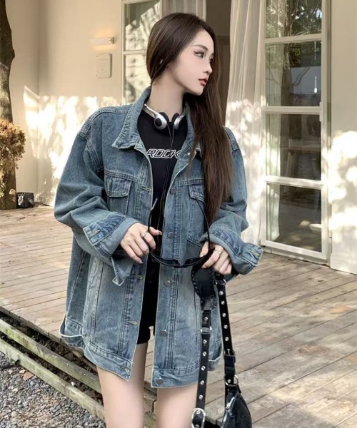 ら*見様 ずとまよ デニム オーバーサイズ ジャケット OverSize Denim