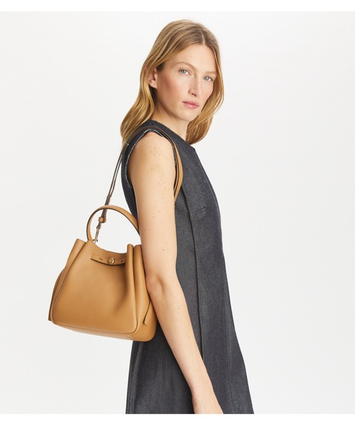 【Tory Burch】ロミー バケットバッグ Tiramisu ロミー バケットバッグ（ショルダーバッグ）｜TORY BURCH