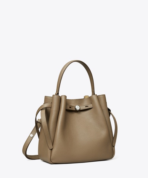 【Tory Burch】ロミー バケットバッグ Light Granite バケットバッグ - レディース | トリーバーチ公式オンライン