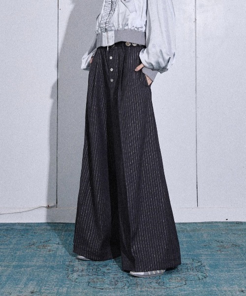 seyto サイズ3 / グラデーションワイドストレートデニムパンツ Wide 