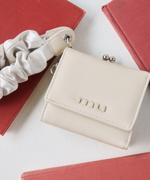 MURUA 財布 MURUA(ムルーア)口金ミニ財布 MR-W1332 ギャザー