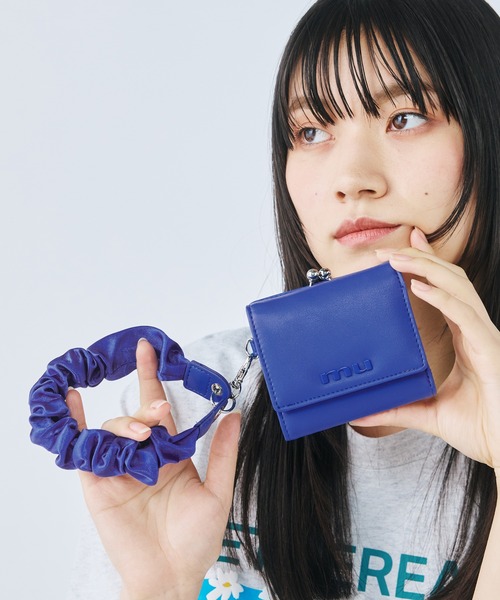 MURUA（ムルーア） 財布 口金ミニ財布 MR-W1332 ギャザーチャーム