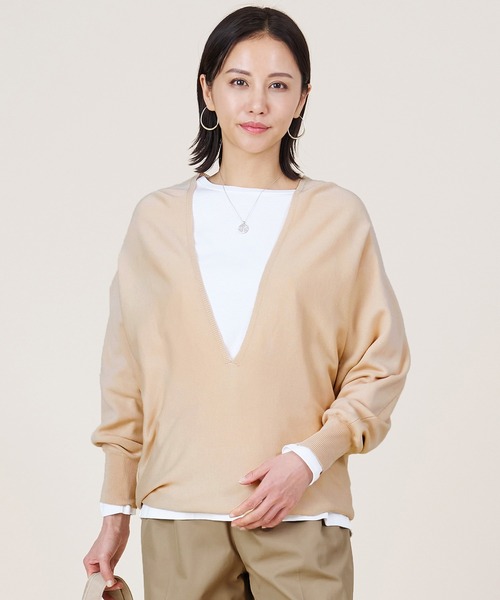 ニット セーター 「marmors」deep v/neck pullover レディース marmors ニット セーター 「marmors」deep v/neck pullover