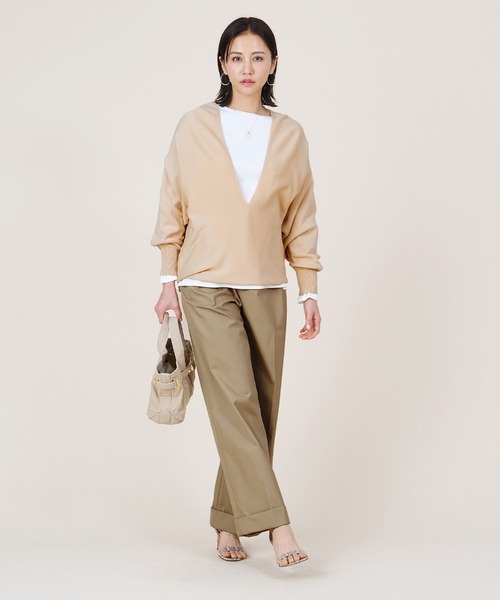 ニット セーター 「marmors」deep v/neck pullover レディース marmors ニット セーター 「marmors」deep v/neck pullover