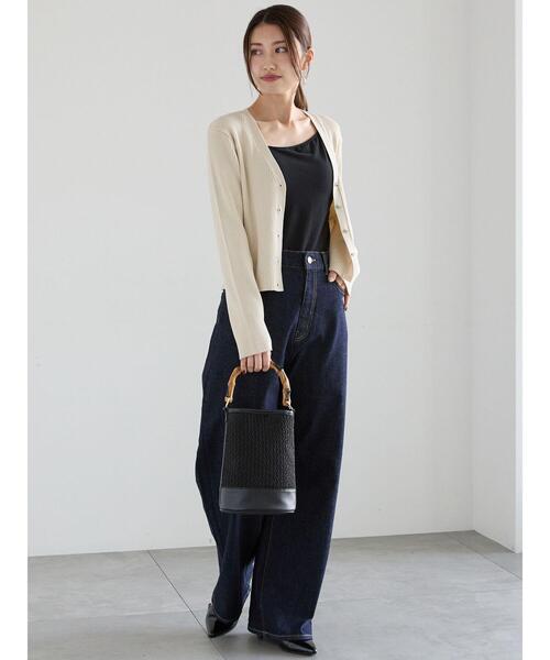 Te chichi（テチチ） パンツ ワイドシルエットデニムパンツ レディース