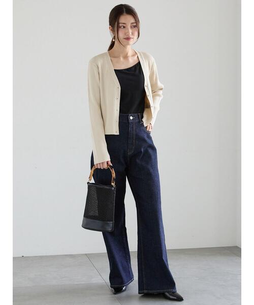 Te chichi（テチチ） パンツ ワイドシルエットデニムパンツ レディース