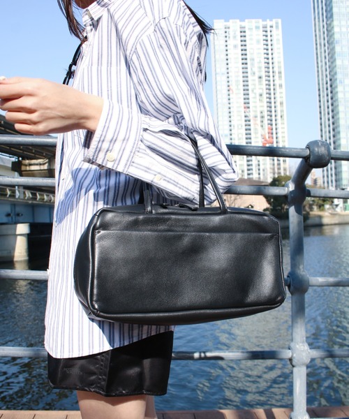 Scrap Book ボストンバッグ 「NOTHING WRITTEN」POCKET TOTE BAG