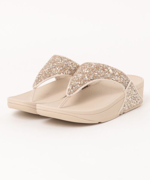 FitFlop（フィットフロップ） 厚底 サンダル LULU MULTI-TONAL GLITTER