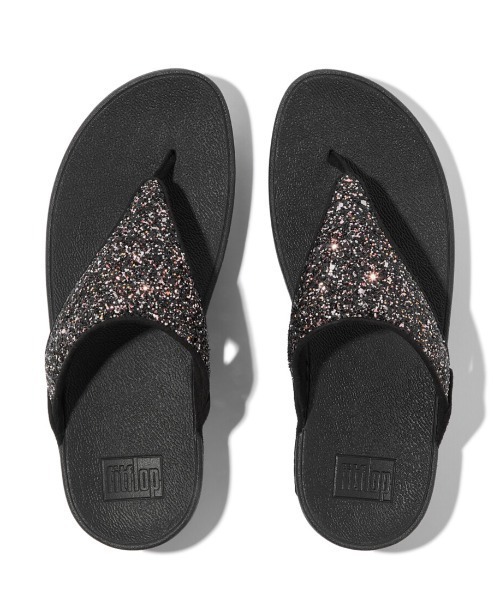 FitFlop（フィットフロップ） 厚底 サンダル LULU MULTI-TONAL GLITTER
