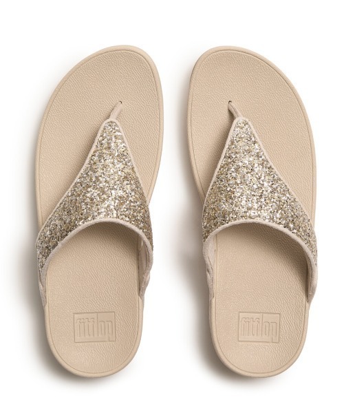 FitFlop（フィットフロップ） 厚底 サンダル LULU MULTI-TONAL GLITTER