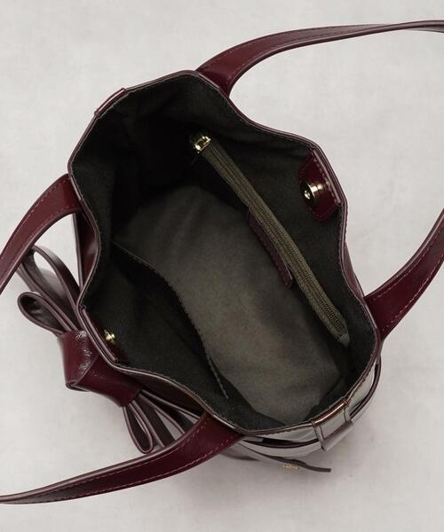 LANVIN en Bleu ハンドバッグ リュバン リボントートバッグ : ZOZOTOWN