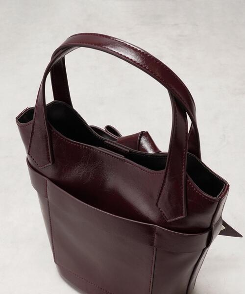 LANVIN en Bleu ハンドバッグ リュバン リボントートバッグ