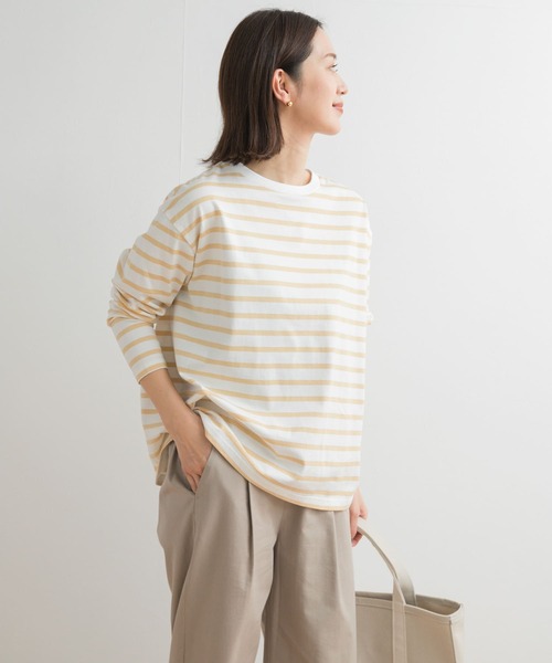 ITEMS URBANRESEARCH トレーナーDOORS ボーダーシャツ URBAN RESEARCH DOORS tシャツ ボーダーワイドプルオーバー