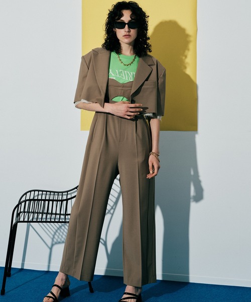 「MAISON SPECIAL」 オールインワン 36 ブラック レディース