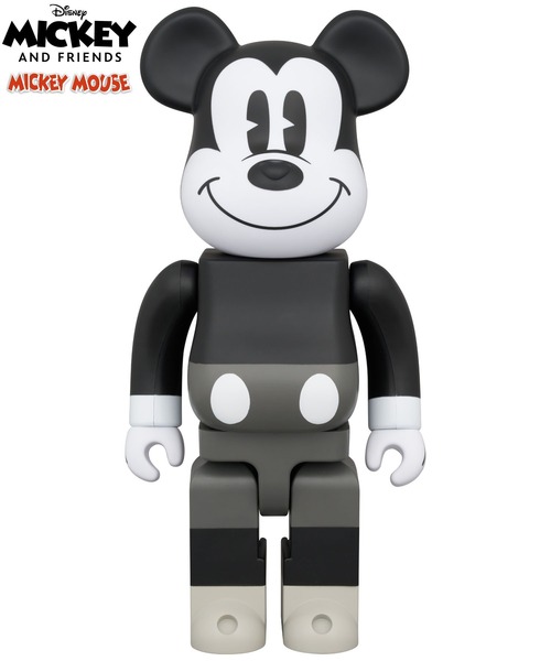 フィギュア BE@RBRICK MICKEY MOUSE B＆W Ver.（MICKEY MOUSE ＆ FRIENDS） 400％