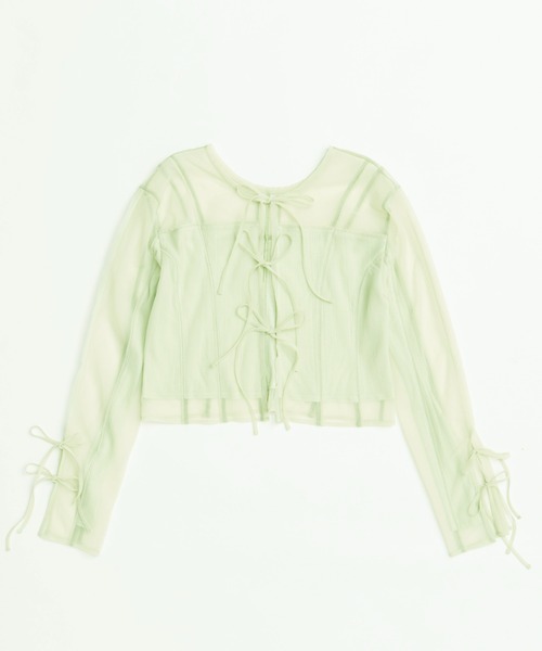 MAISON SPECIAL カーディガン Reversible Sheer Cardigan