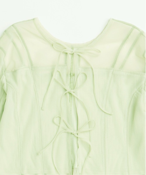 トップス maison special Reversible Sheer Cardigan Reversible Sheer Cardigan