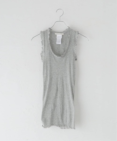 IÉNA LA BOUCLE Brocheレースタンク IENA LA BOUCLE タンクトップ ノースリーブ seamless basic
