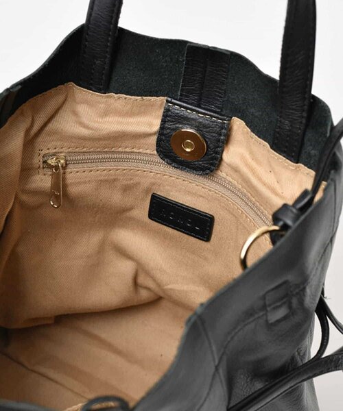 ショルダーバッグ バッグ ROROL レザーミニ巾着トート レディース