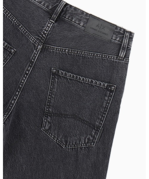ジーンズ 「A|X アルマーニ エクスチェンジ」グレーウォッシュデニム バギーパンツ_J83 BAGGY メンズの画像