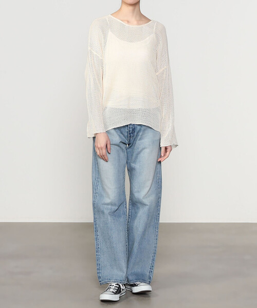 ニット セーター elsa esturgie | コットン メッシュプルオーバー WOMEN レディース Bshop ニット セーター elsa esturgie | コットン メッシュプル