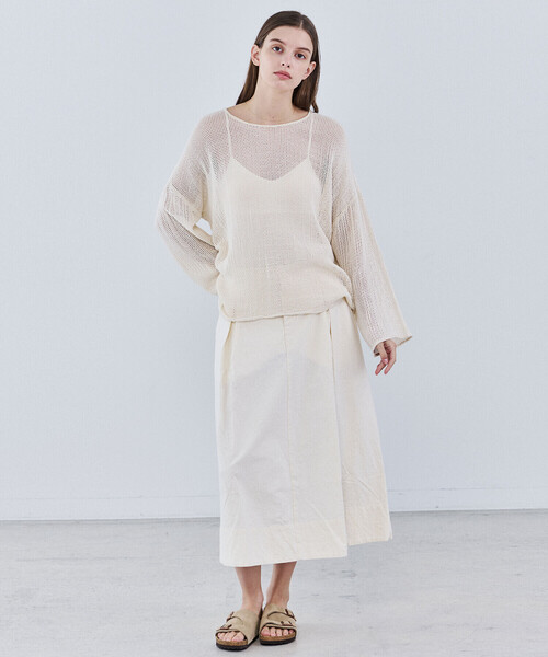 ニット セーター elsa esturgie | コットン メッシュプルオーバー WOMEN レディース Bshop ニット セーター elsa esturgie | コットン メッシュプル