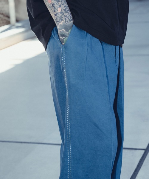 Subciety（サブサエティ） ワイドパンツ スラックス Hand stitch