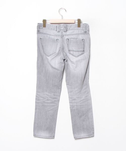 FIL DE FER 「FIL FER」 加工デニムパンツ 25 グレー レディース FIL DE FER 「FIL FER」 加工デニムパンツ 25 グレー レディース