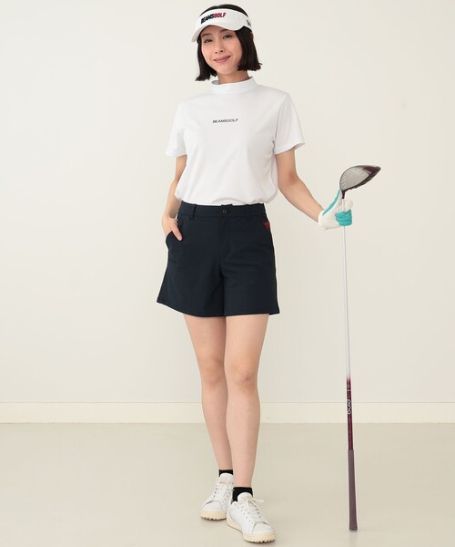 BEAMS GOLF 「BEAMS GOLF」 半袖カットソー MEDIUM ホワイト