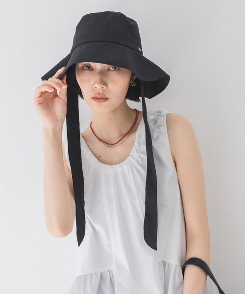 JEANASIS 帽子 ハット リボンツキツバヒロ HAT/459389